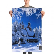 Winter Scene Enhanced Matte Paper Poster (Large)